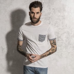 Plain t-shirt polka dot  Brave Soul 140gsm